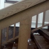 Ограждения крыльца из древесно-полимерного-композита Тюмень