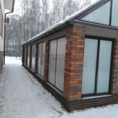 Теплица - отделка доской ДПК Тюмень