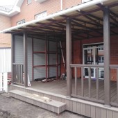 Веранда из террасной доски в Тюмени