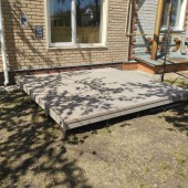 Терраса из доски CM Decking Robust, цвет ясень - 4