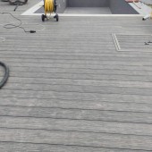 доска ДПК CM Decking Zebrano - территория вокруг бассейна