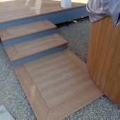 Крыльцо из террасной доски ДПК DeckWOOD Premium Тюмень